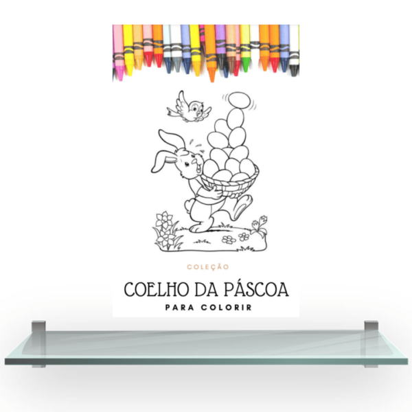 coelho da páscoa para colorir